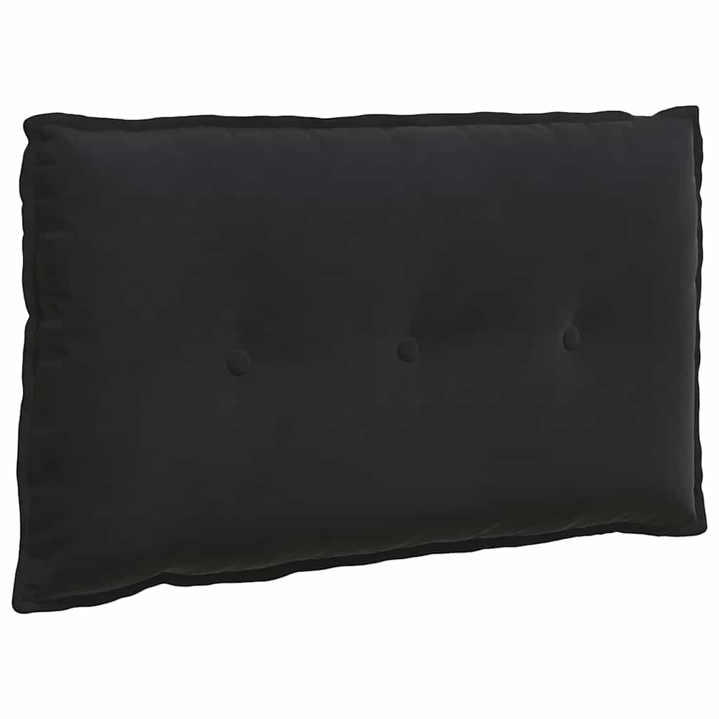 Vidaxx Rückenkissen schwarz 80 x 50 cm Cordstoff
