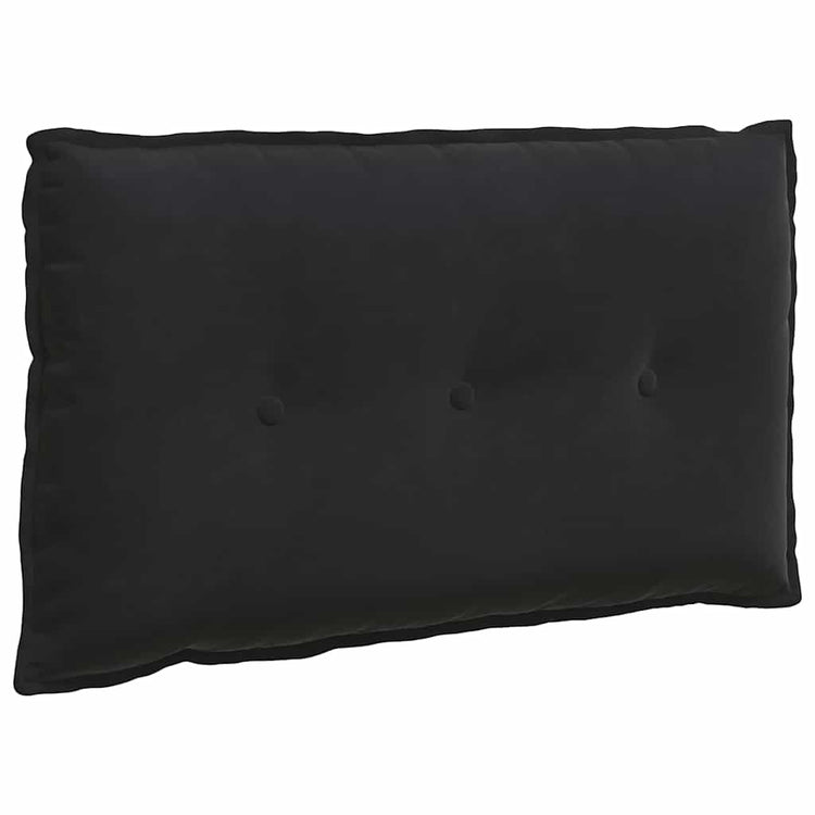 Vidaxx Rückenkissen schwarz 80 x 50 cm Cordstoff