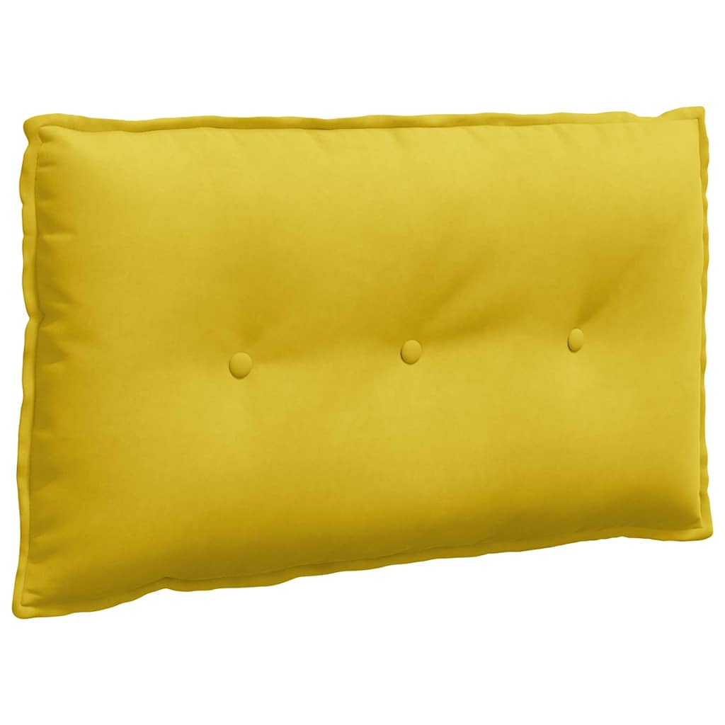 Vidaxx Rückenkissen gelb 80 x 50 cm Cordstoff