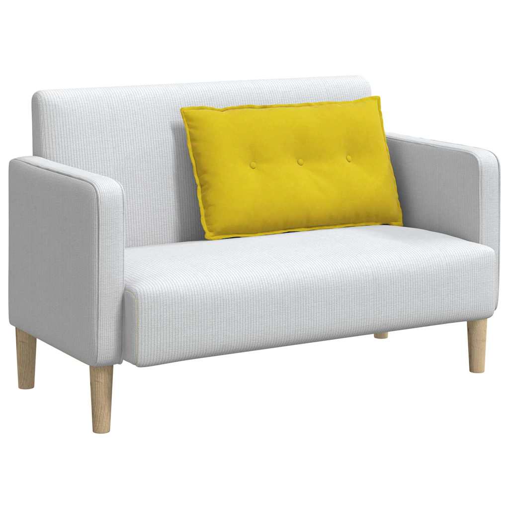 Vidaxx Rückenkissen gelb 80 x 50 cm Cordstoff