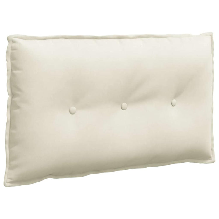 Vidaxx Rückenkissen Creme 80 x 50 cm Cordstoff