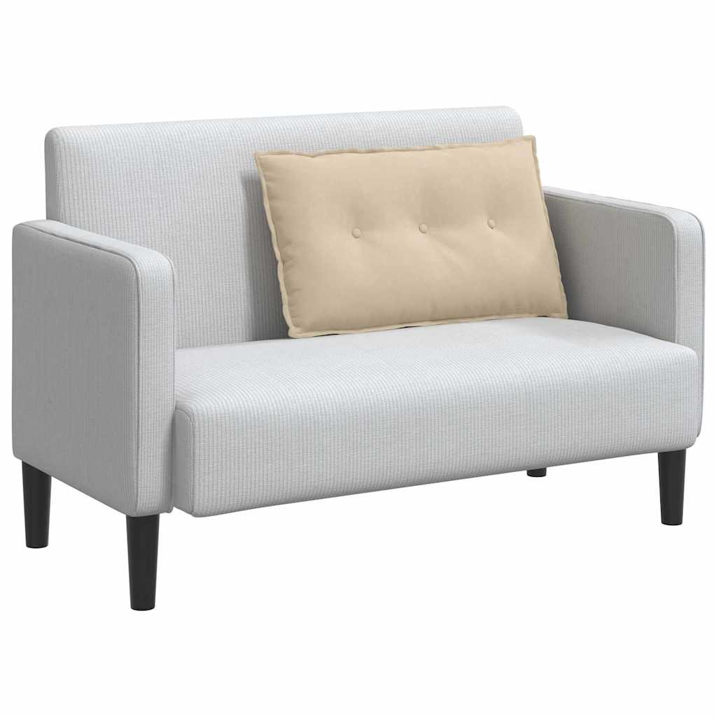 Vidaxx Rückenkissen Creme 80 x 50 cm aus Mikrofaserstoff