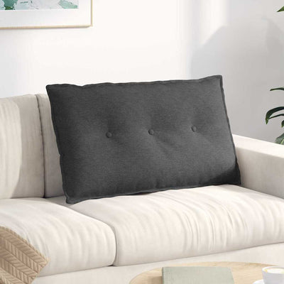 Vidaxx Rückenkissen dunkelgrau 80 x 50 cm Cordstoff