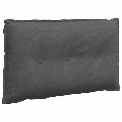 Vidaxx Rückenkissen dunkelgrau 80 x 50 cm Cordstoff