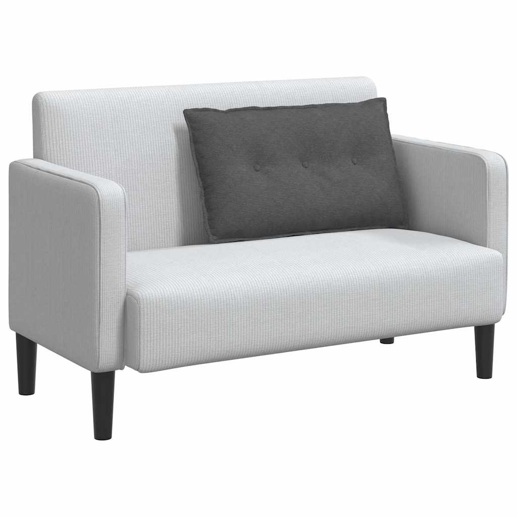 Vidaxx Rückenkissen dunkelgrau 80 x 50 cm Cordstoff