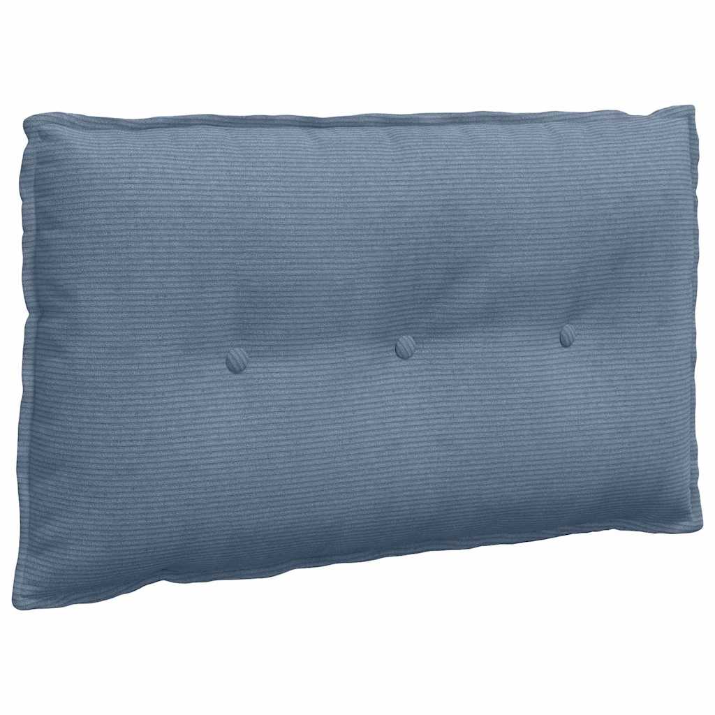 Vidaxx Rückenkissen blau 80 x 50 cm Cordstoff