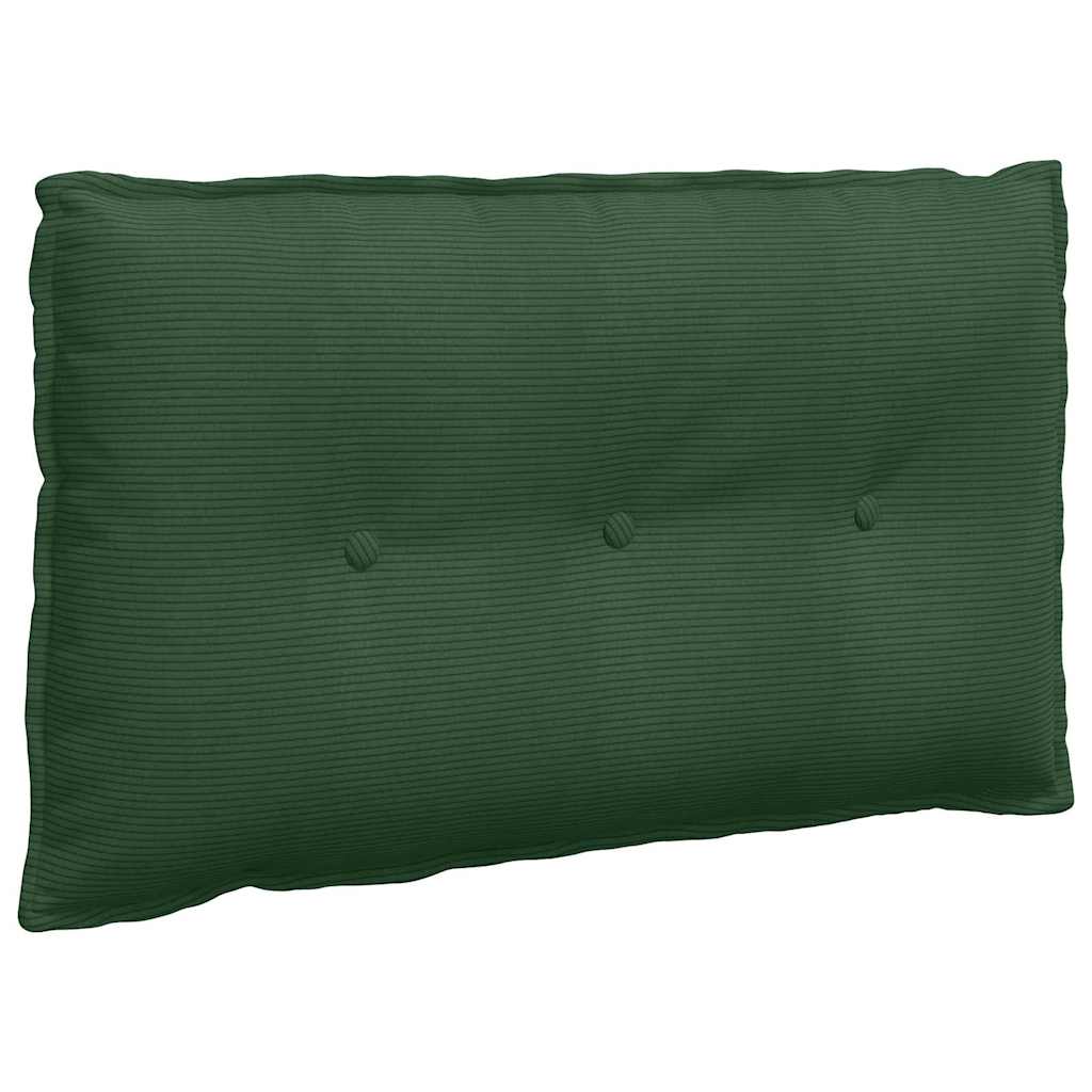 Vidaxx Rückenkissen Dschungelgrün 80 x 50 cm Cordstoff