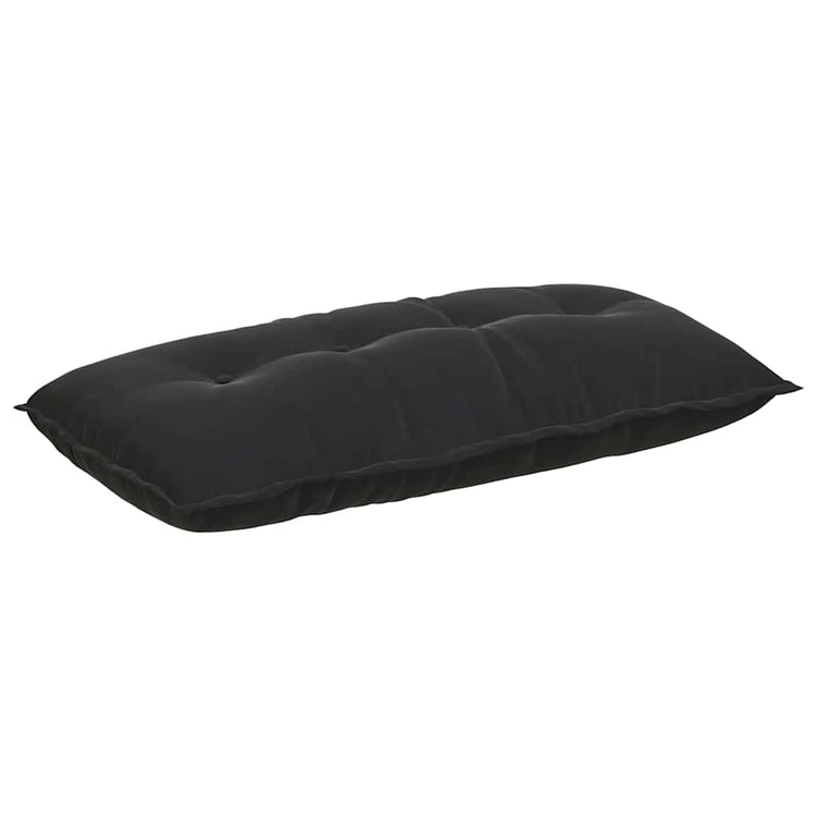 Vidaxx Rückenkissen schwarz 100 x 50 cm Cordstoff