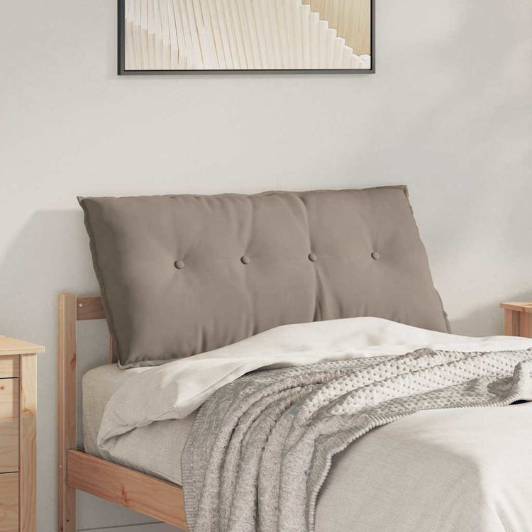 Vidaxx Rückenkissen Taupe 100 x 50 cm aus Mikrofaserstoff
