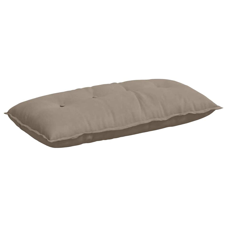 Vidaxx Rückenkissen Taupe 100 x 50 cm aus Mikrofaserstoff