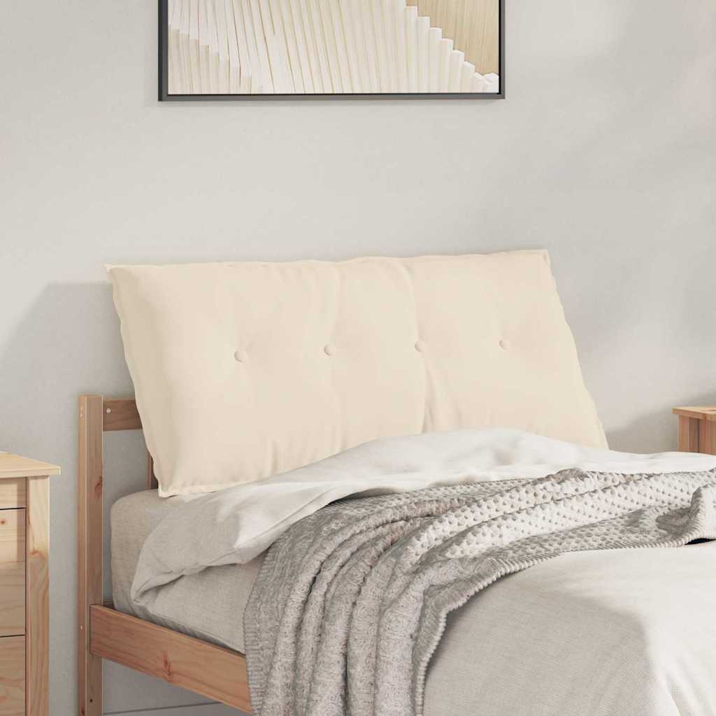 Vidaxx Rückenkissen Beige 100 x 50 cm aus Mikrofaserstoff