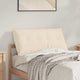 Vidaxx Rückenkissen Beige 100 x 50 cm aus Mikrofaserstoff