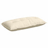 Vidaxx Rückenkissen Creme 100 x 50 cm Cordstoff