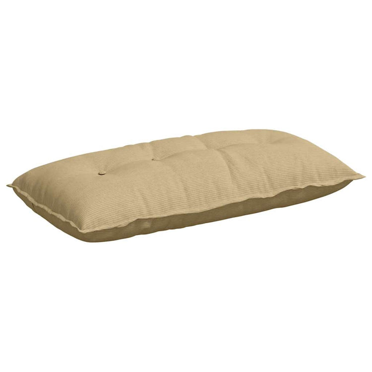 Vidaxx Rückenkissen grau grün 100 x 50 cm Cordstoff