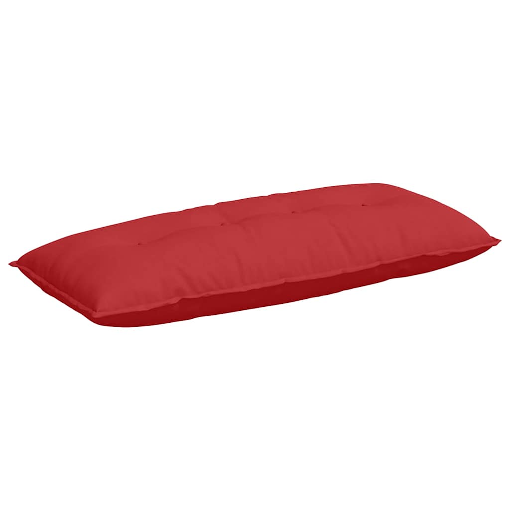 VidaXL Rückenkissen rot 120 x 19 x 50 cm Stoff