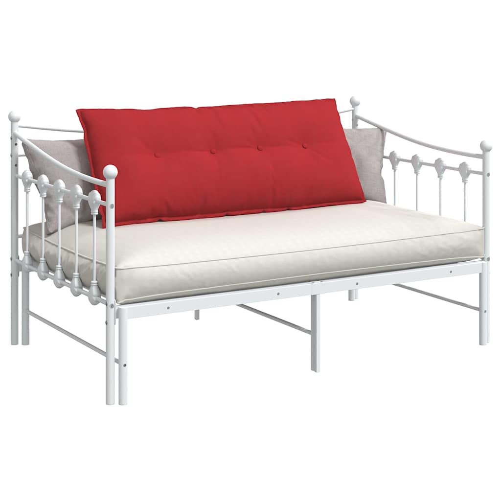VidaXL Rückenkissen rot 120 x 19 x 50 cm Stoff