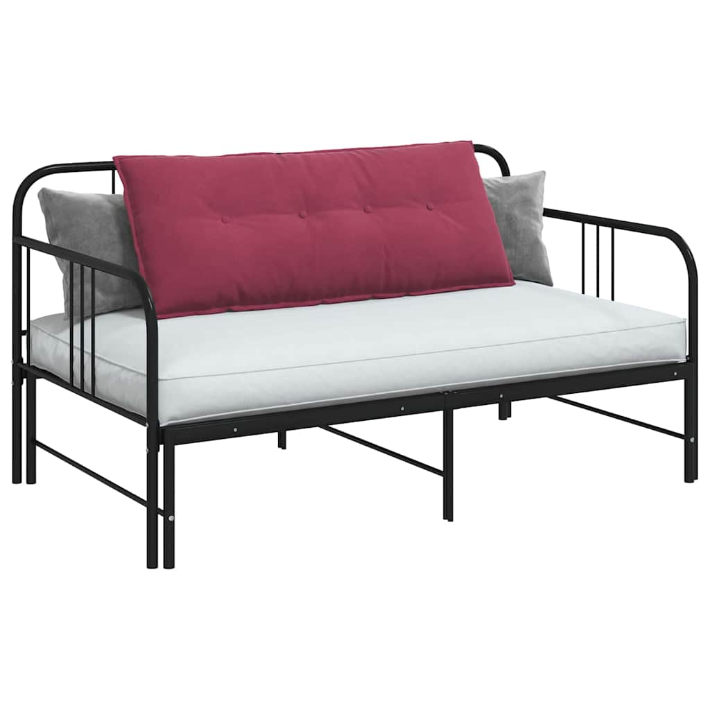 Vidaxx Rückenkissen weinrot 120 x 50 cm Cordstoff