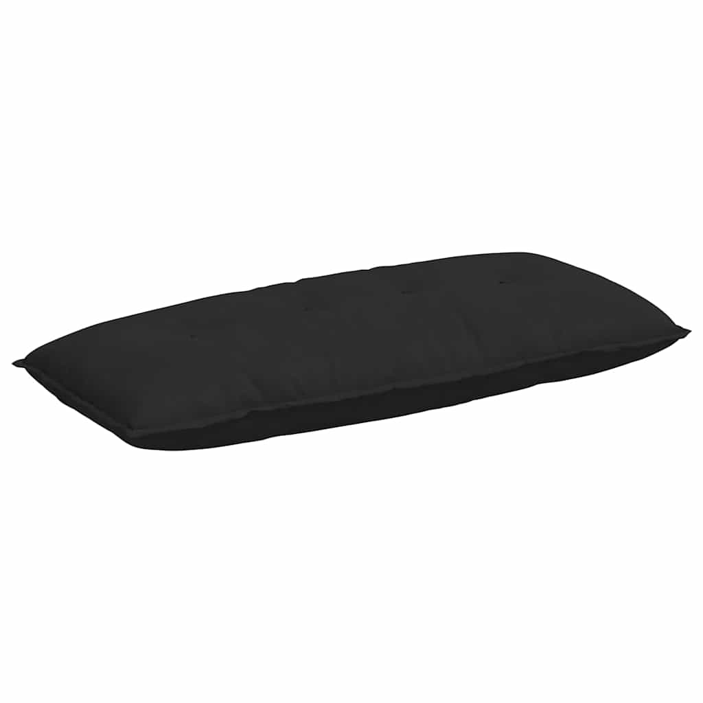 Vidaxx Rückenkissen schwarz 120 x 50 cm aus Mikrofaserstoff