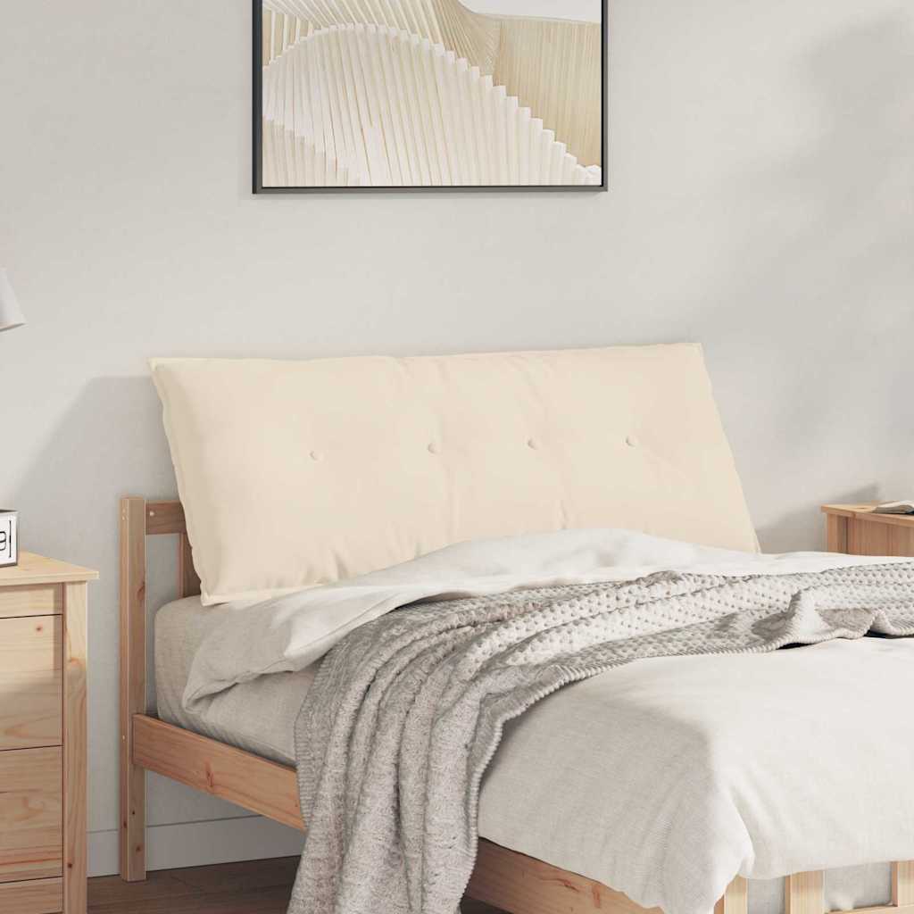 Vidaxx Rückenkissen Beige 120 x 50 cm aus Mikrofaserstoff