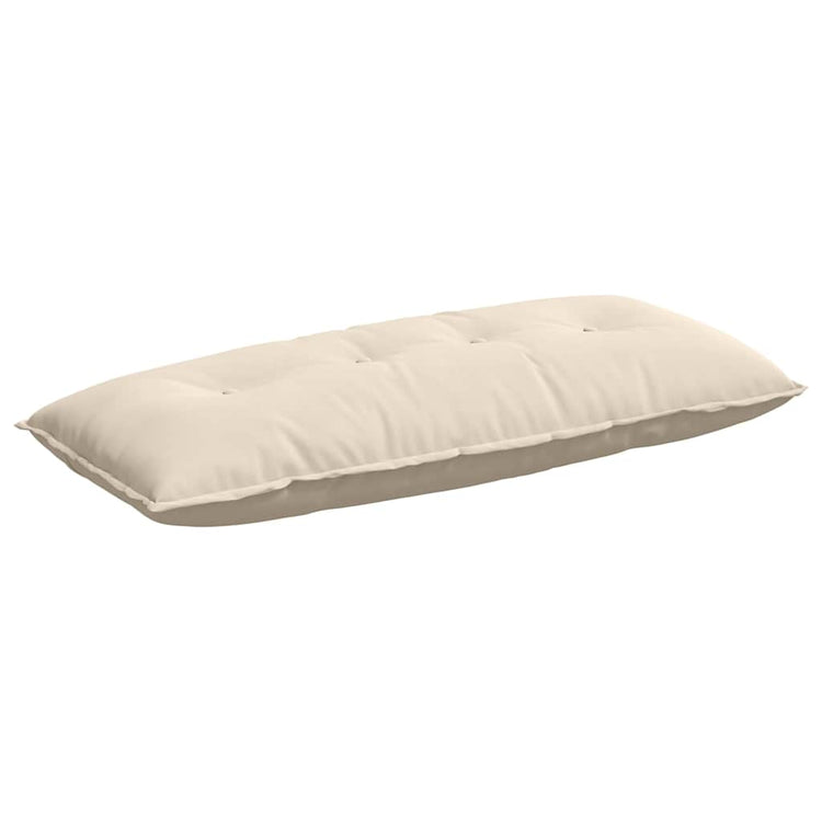 Vidaxx Rückenkissen Beige 120 x 50 cm aus Mikrofaserstoff