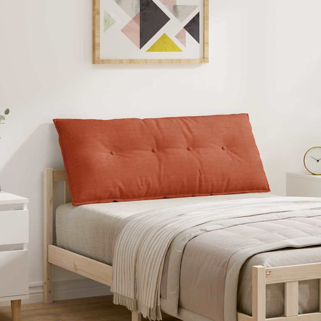 Vidaxx Rückenkissen rot-orange 120 x 50 cm Cordstoff
