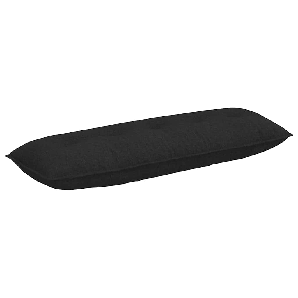 Vidaxx Rückenkissen schwarz 140 x 19 x 50 cm Stoff