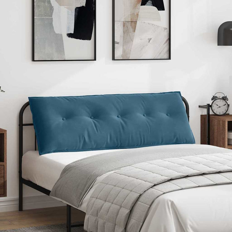 Vidaxx Rückenkissen blau 140 x 50 cm Cordstoff