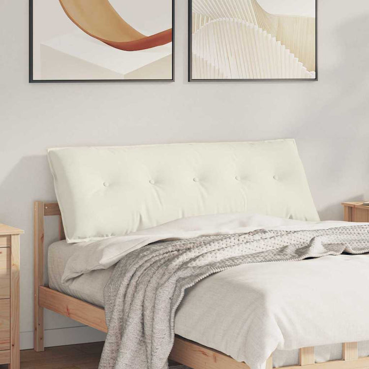 Vidaxx Rückenkissen Creme 140 x 50 cm Cordstoff