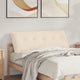 VidaXL Rückenkissen Beige 140 x 50 cm Mikrofaserstoff