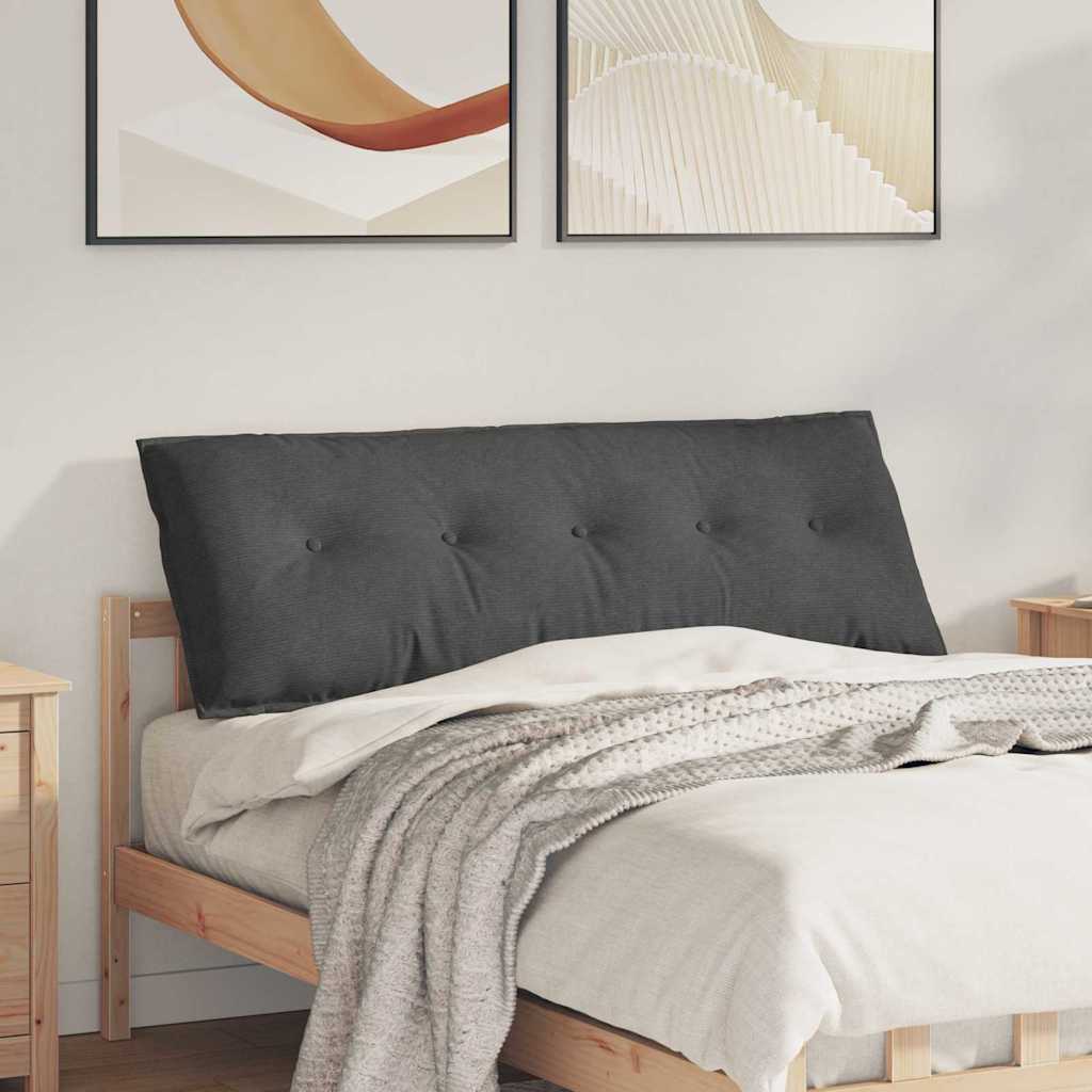 Vidaxx Rückenkissen dunkelgrau 140 x 50 cm Cordstoff