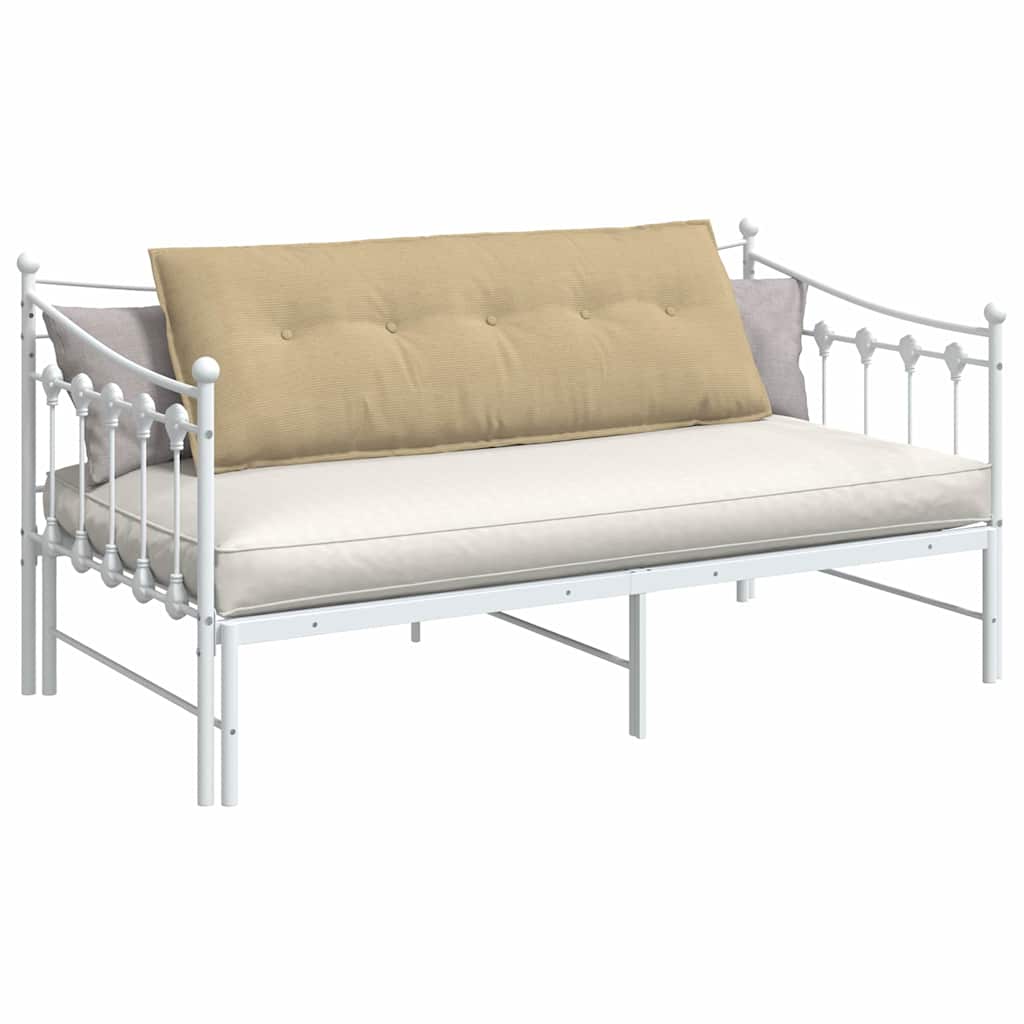 Vidaxx Rückenkissen grau grün 140 x 50 cm Cordstoff
