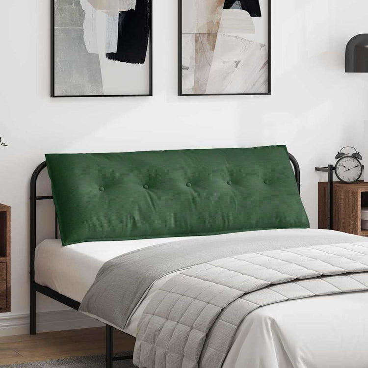 Vidaxx Rückenkissen Dschungelgrün 140 x 50 cm Cordstoff