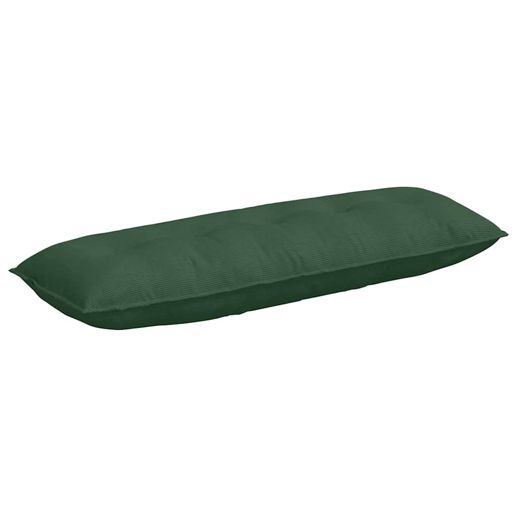 Vidaxx Rückenkissen Dschungelgrün 140 x 50 cm Cordstoff