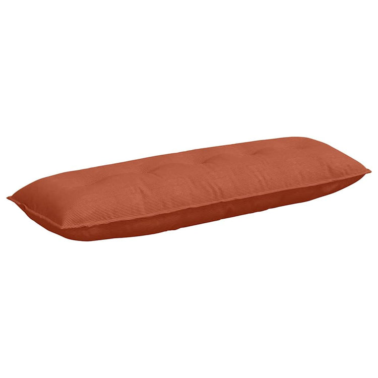 Vidaxx Rückenkissen rot-orange 140 x 50 cm Cordstoff