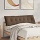 Vidaxx Rückenkissen braun 160 x 19 x 50 cm Stoff