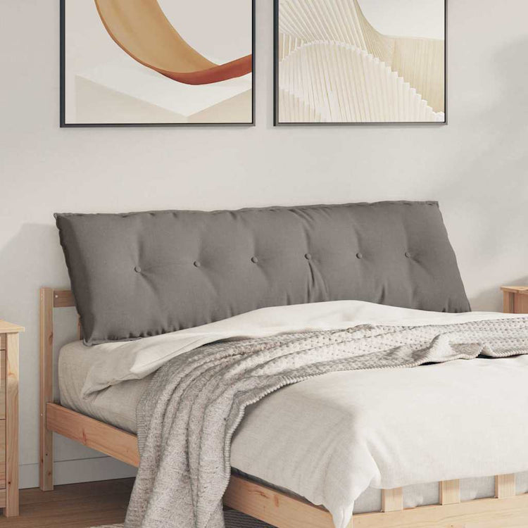 Vidaxx Rückenkissen Taupe 160 x 19 x 50 cm Stoff