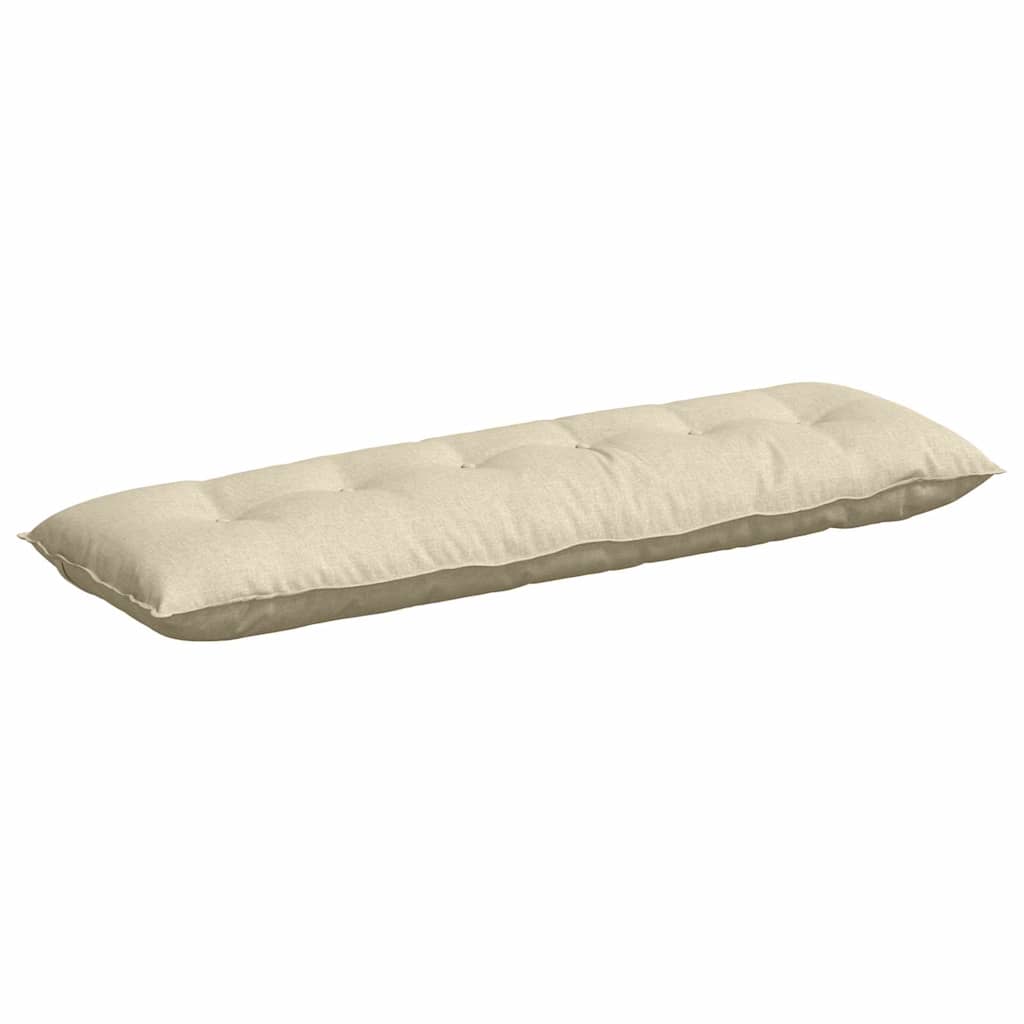 Vidaxx Rückenkissen Creme 160 x 19 x 50 cm Stoff