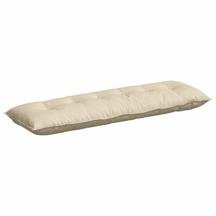 Vidaxx Rückenkissen Creme 160 x 19 x 50 cm Stoff
