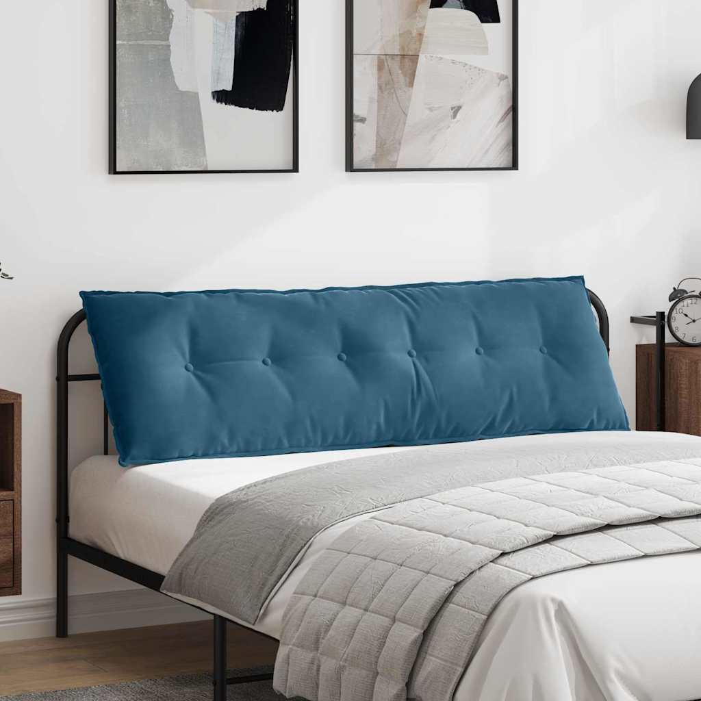 Vidaxx Rückenkissen blau 160 x 50 cm Cordstoff