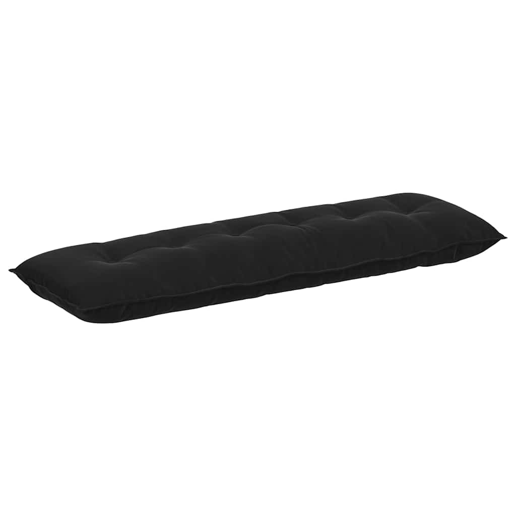 Vidaxx Rückenkissen Schwarz 160 x 50 cm Cordstoff
