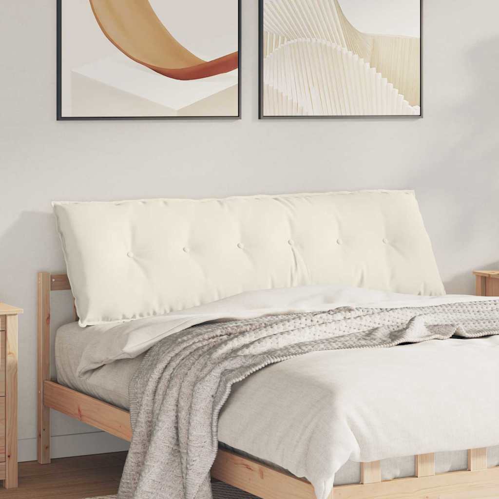 Vidaxx Rückenkissen Creme 160 x 50 cm Cordstoff