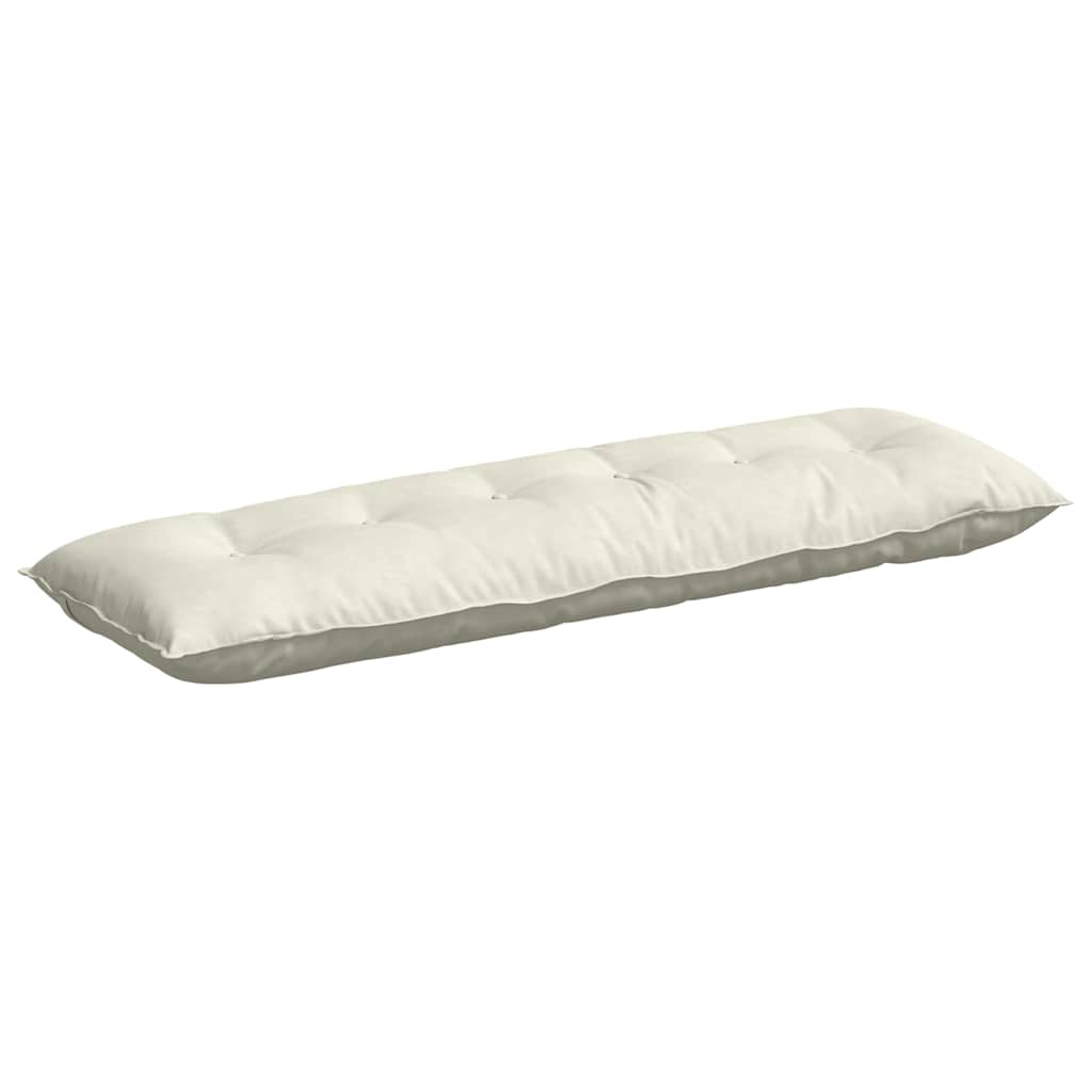 Vidaxx Rückenkissen Creme 160 x 50 cm Cordstoff