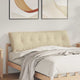 Vidaxx back cushion cream 160 x 50 cm microfibre fabric