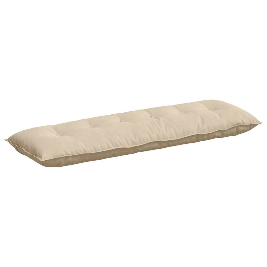 Vidaxx back cushion cream 160 x 50 cm microfibre fabric