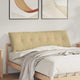 Vidaxx Rückenkissen grau grün 160 x 50 cm Cordstoff