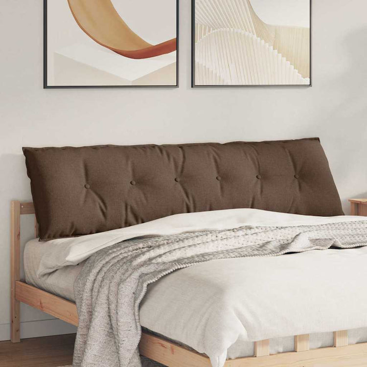 Vidaxx Rückenkissen braun 180 x 19 x 50 cm Stoff