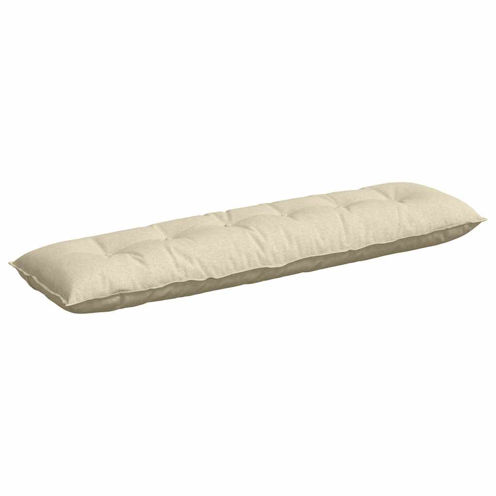 Vidaxx Rückenkissen Creme 180 x 19 x 50 cm Stoff