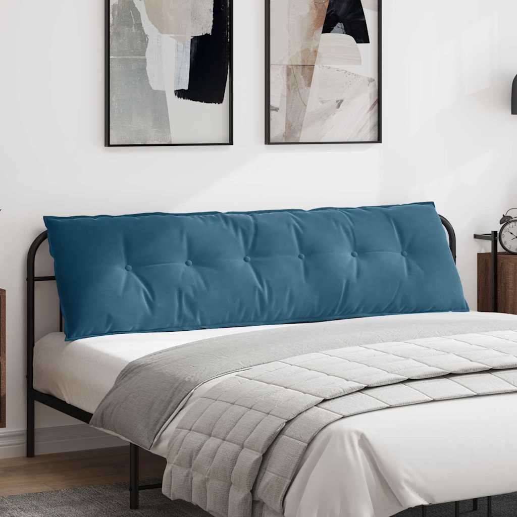Vidaxx Rückenkissen blau 180 x 50 cm Cordstoff