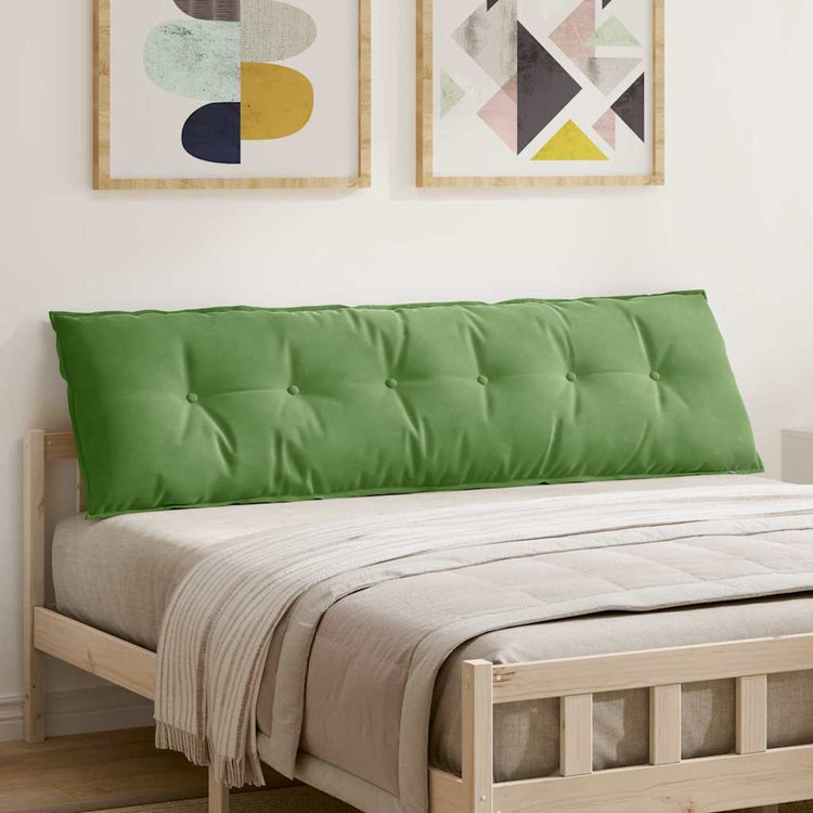 Vidaxx Rückenkissen Hellgrün 180 x 50 cm Cordstoff