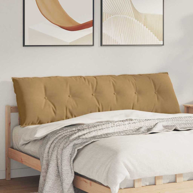 Vidaxx Rückenkissen braun 180 x 50 cm Cordstoff